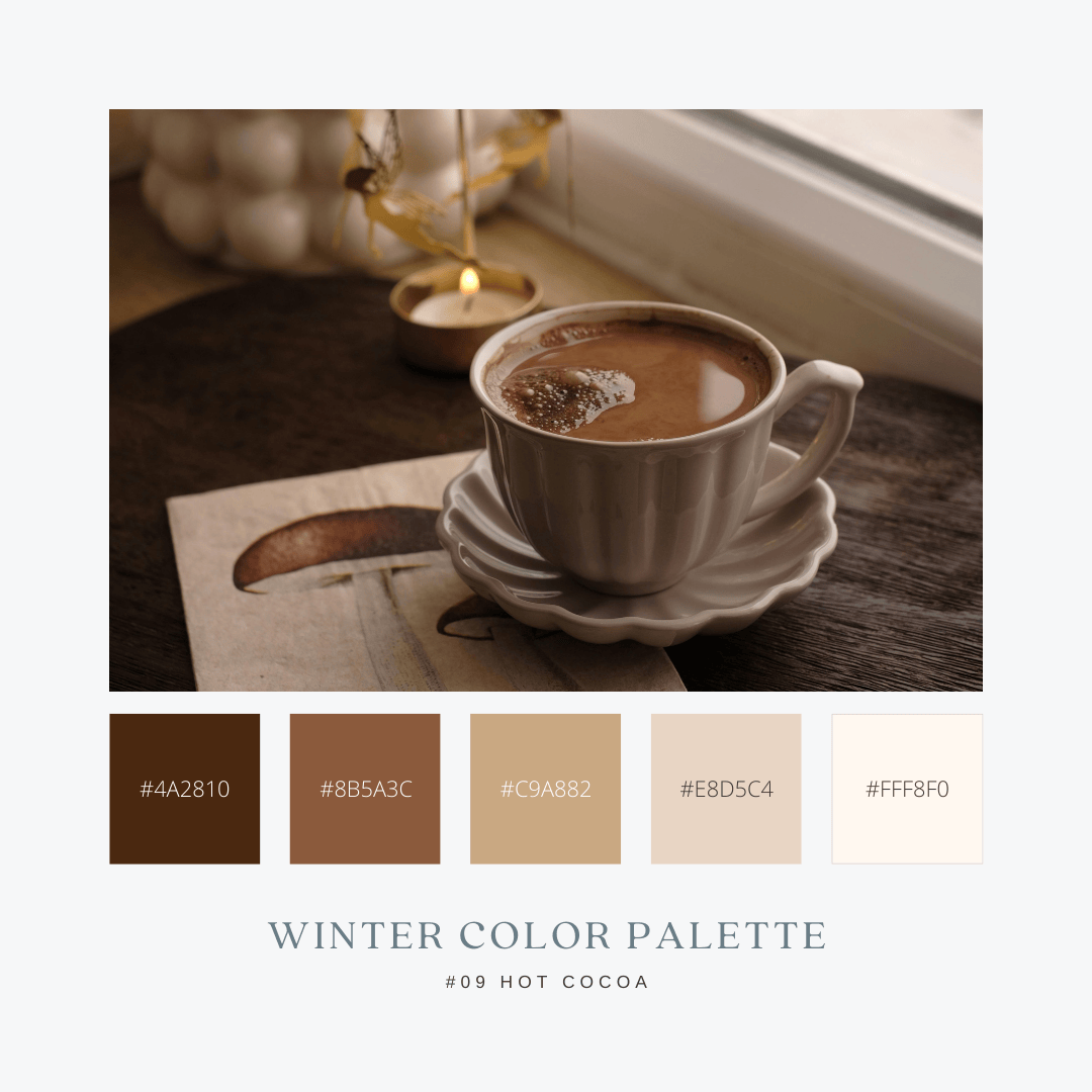 冬のカラーパレット09. Hot Cocoa / ホットココア