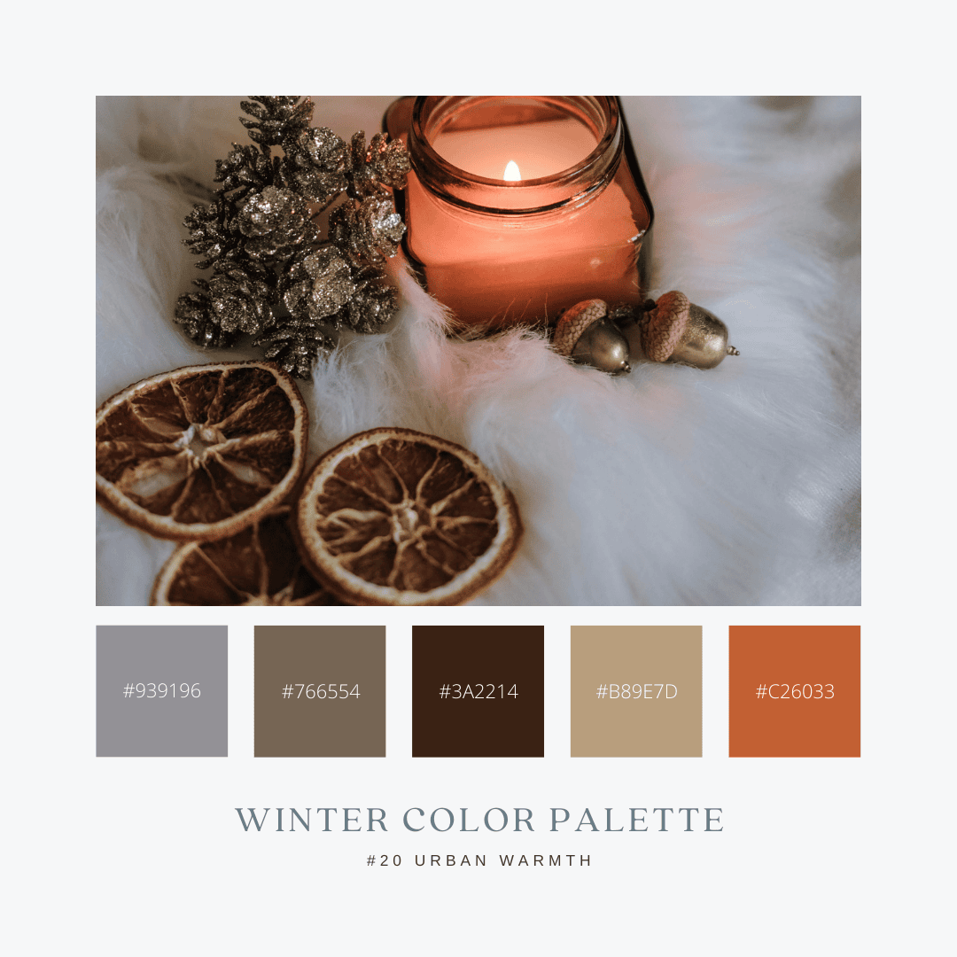 冬のカラーパレット20. Urban Warmth / アーバンウォームス