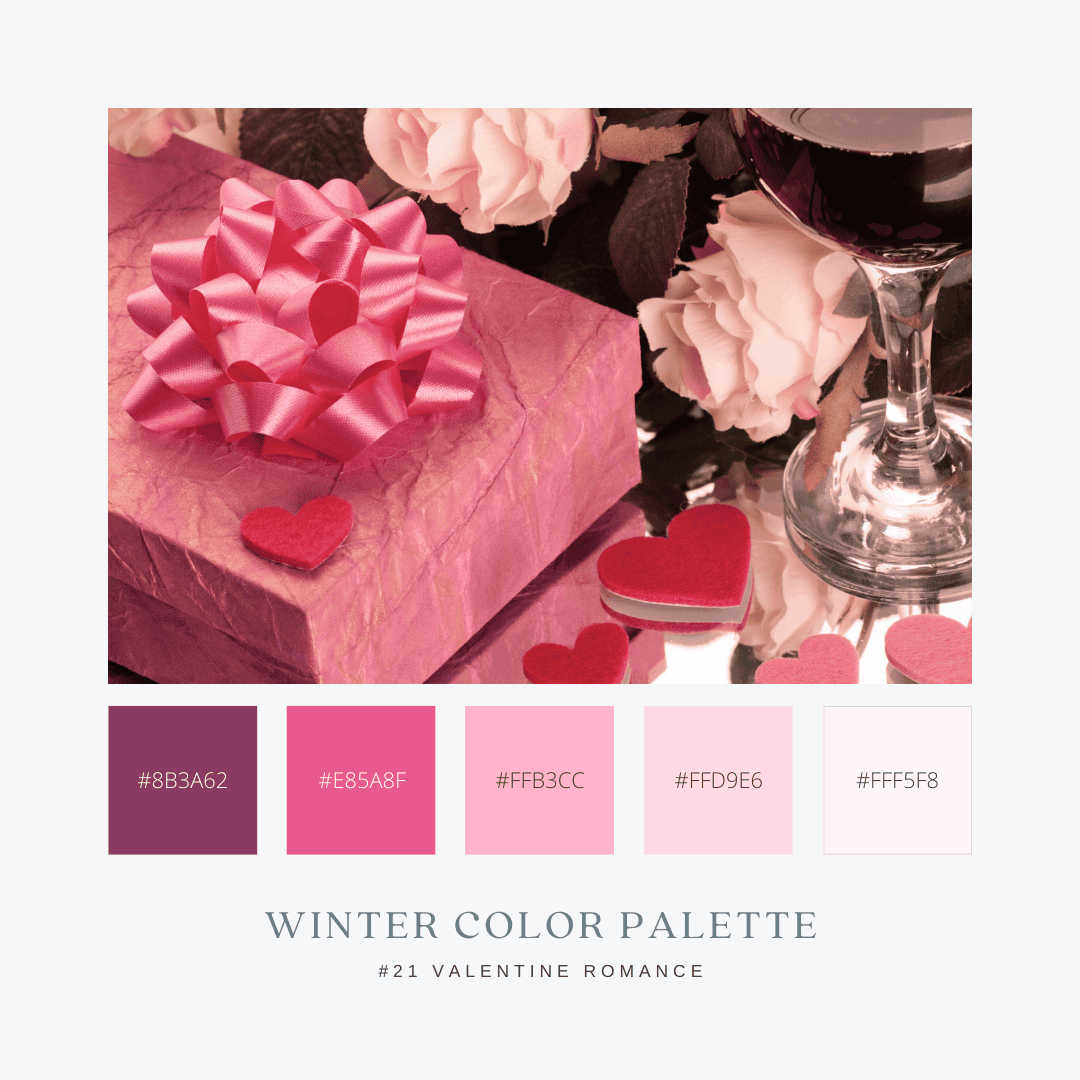 冬のカラーパレット21. Valentine Romance / バレンタインロマンス