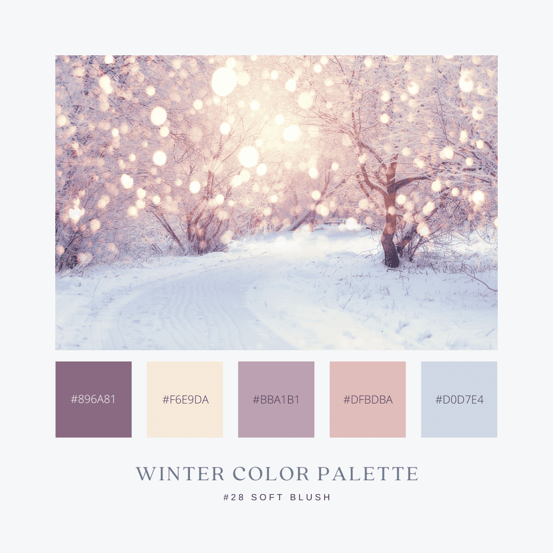 冬のカラーパレット28. Soft Blush / ソフトブラッシュ